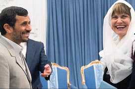 Micheline Calmy-Rey besucht Ahmadinejad